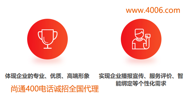 400電話體現(xiàn)企業(yè)專業(yè)、優(yōu)質(zhì)高端形象